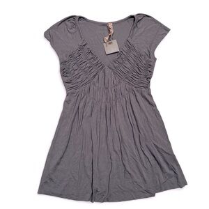 NEW Anthropologie Bailey 44 Babydoll Ruched Top